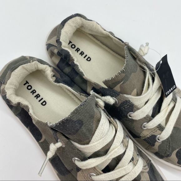 Torrid Women’s Riley Camo Ruched Slip On Sneaker - Picture 7 of 11